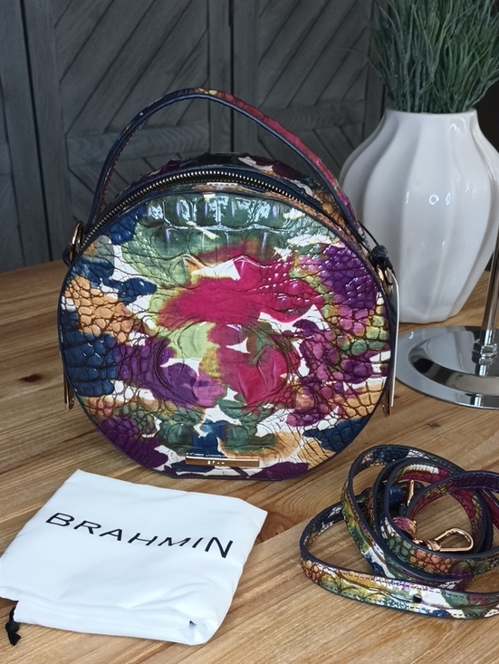 Brahmin Handbags - Brahmin “Lane” Wildflower Melbourne Crossbody Bag, With Dusty